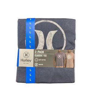 * Hurley Men's 2 Pack Classic Graphic Tees